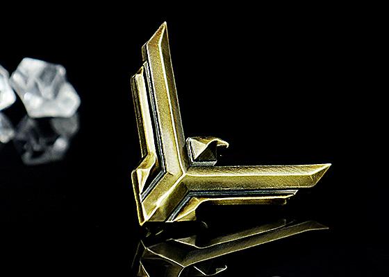 沙丘文創(chuàng)鋅合金徽章定制