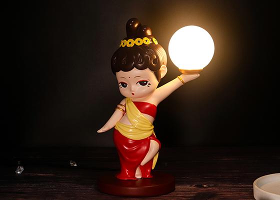 敦煌小夜燈家居樹脂擺件定制