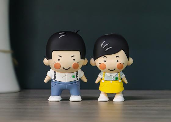 企業(yè)IP形象軟膠公仔擺件定制