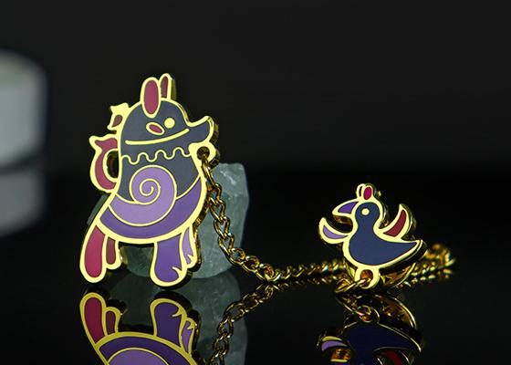 博物館金屬烤漆徽章定制