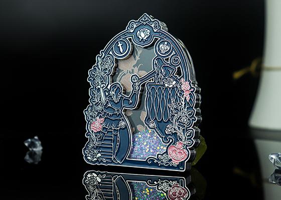 文創(chuàng)流沙金屬冰箱貼定制
