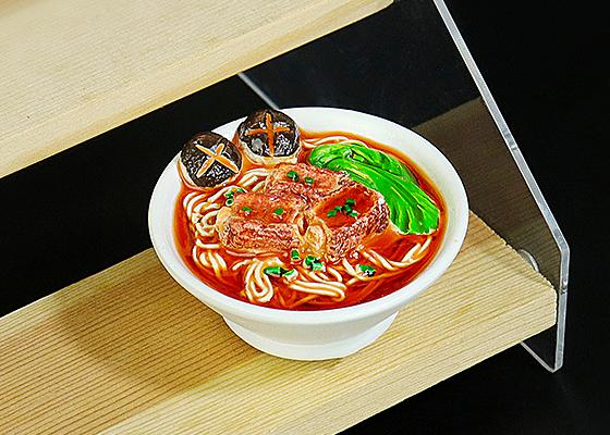 面條食玩樹脂冰箱貼定制