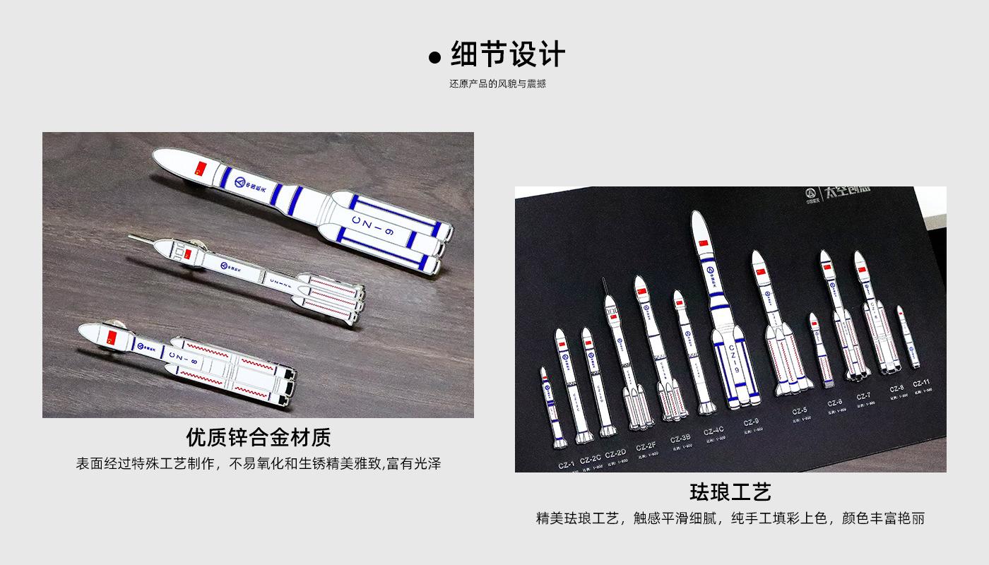 中國航天長征火箭徽章相框詳情頁_04.jpg