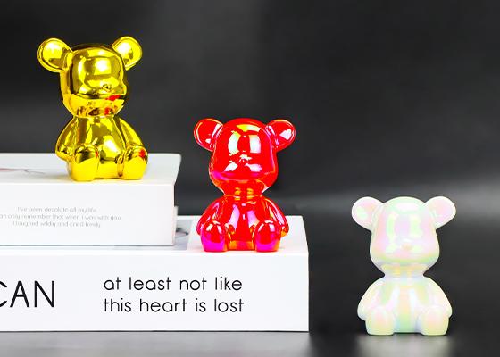小熊公仔樹脂擺件定制