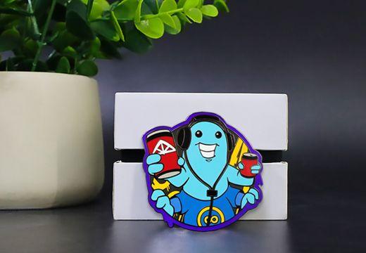 卡通烤漆琺瑯金屬徽章定制