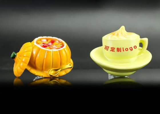 仿真茶飲樹(shù)脂冰箱貼定制