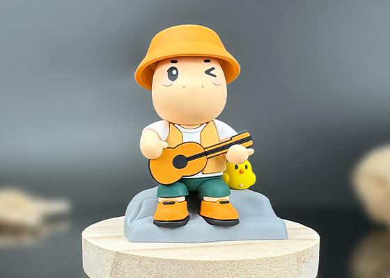 軟膠盲盒公仔擺件定制