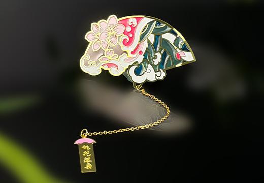 鋅合金金屬透光書簽定制