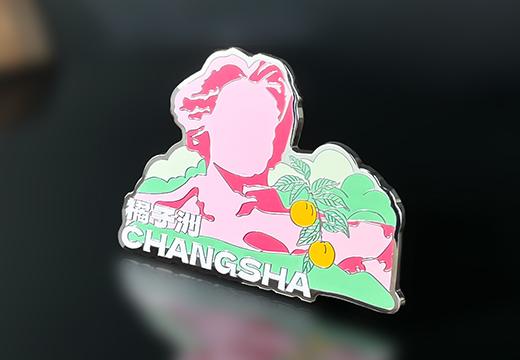 橘子洲金屬冰箱貼定制