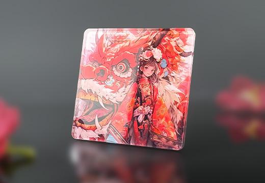 卡通動漫亞克力冰箱貼定制