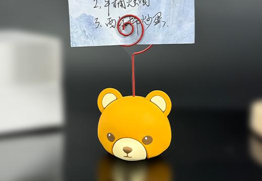 便簽夾軟膠公仔擺件定制