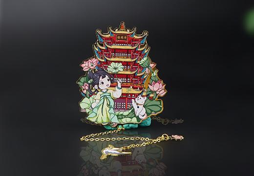 黃鶴樓金屬書簽定制