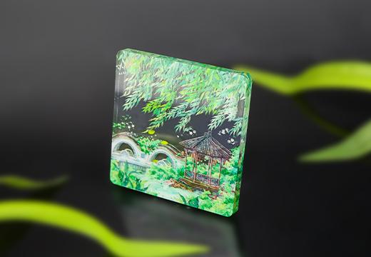 亞克力流沙冰箱貼定制
