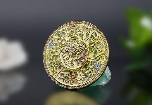 旋轉金屬烤漆冰箱貼定制