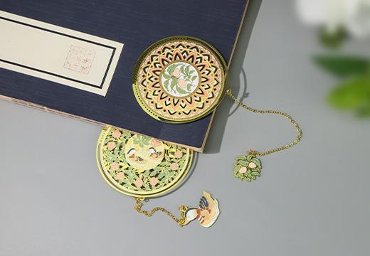 博物館烤漆金屬書簽定制