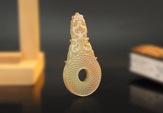 白玉壁夜光樹脂冰箱貼定制