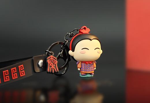 景區(qū)軟膠鑰匙扣掛件定制