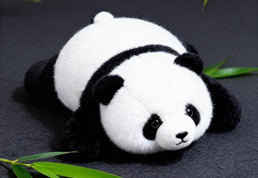 熊貓毛絨公仔玩偶擺件定制