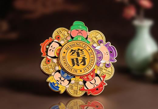 企業(yè)旋轉金屬冰箱貼定制