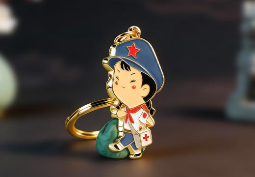 紅軍金屬鑰匙扣定制