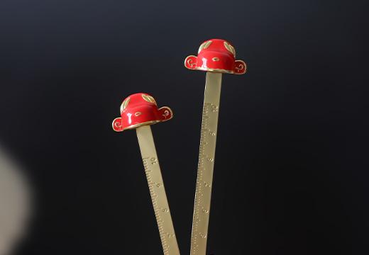 景區(qū)狀元金屬書(shū)簽尺定制